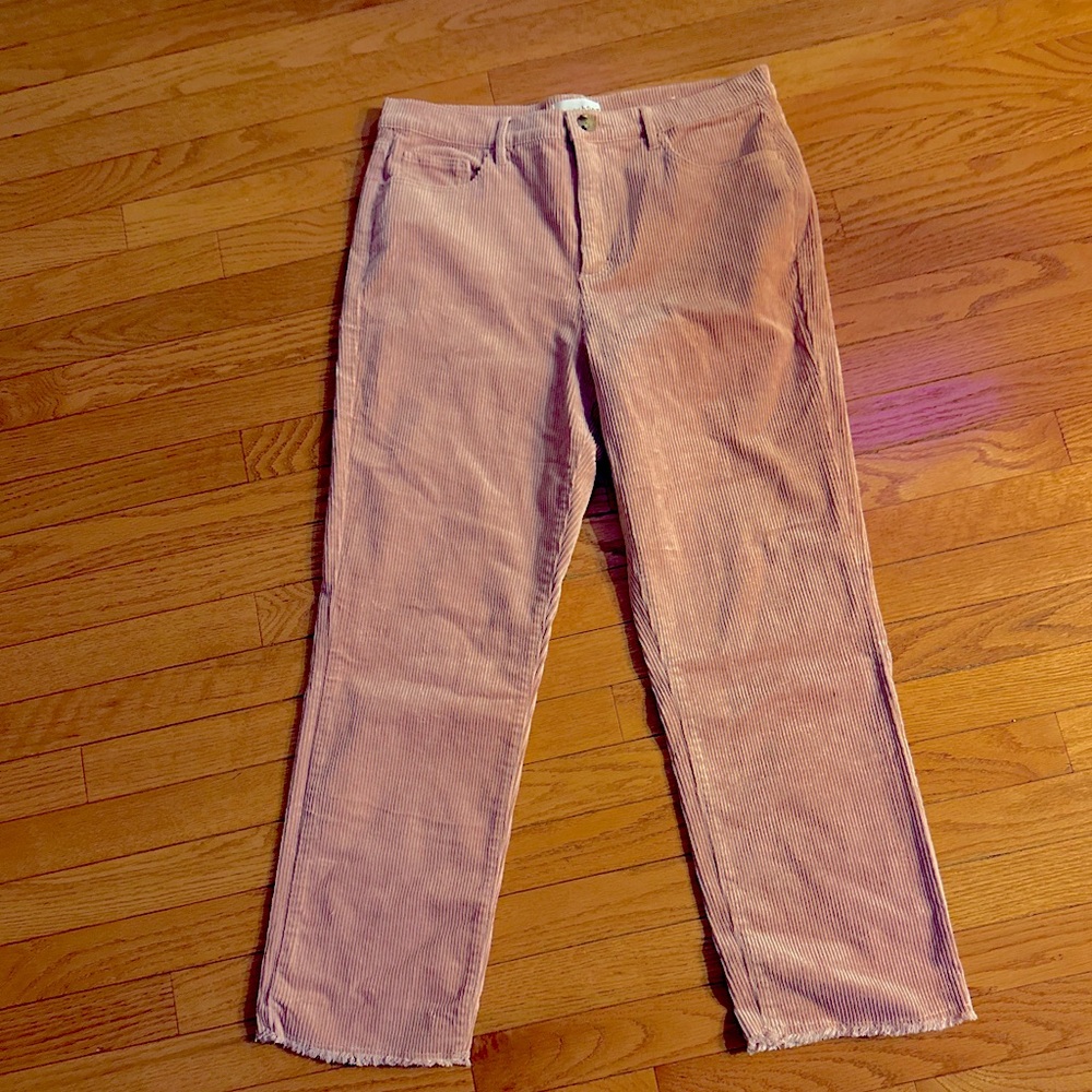 Women's Pink Corduroy Jeans